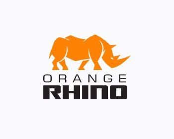 Orange Rhino Logo - Logo design entry number 127 by tg_75 | Orange Rhino logo contest