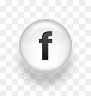 White Facebook Logo - 098105 Black White Pearl Icon Social Media Logos - Facebook Logo ...