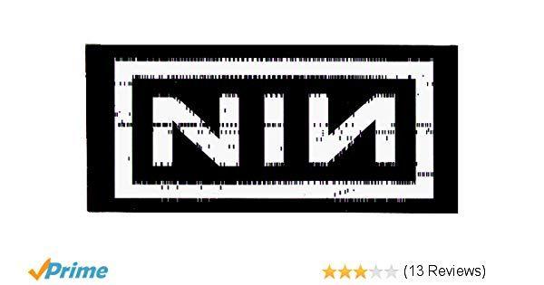 Three Rectangle Logo - Amazon.com: Nine Inch Nails - Black & White Rectangle Punchcard NIN ...