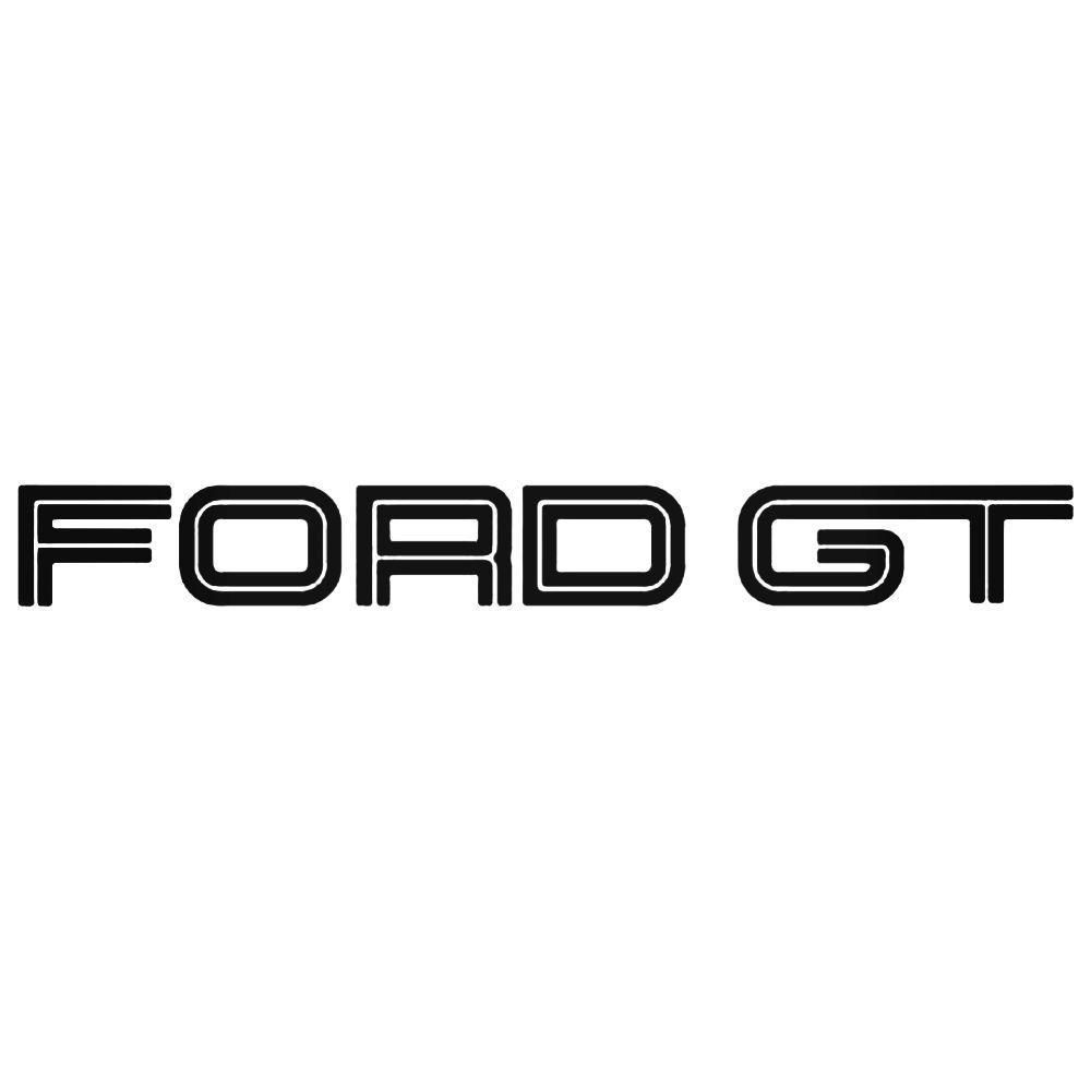 Ford GT Logo - Ford Gt Logo Vector Aftermarket Decal Sticker