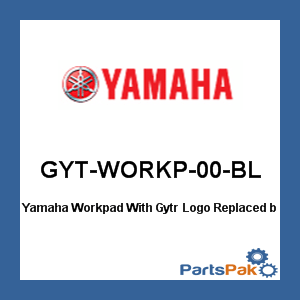 Gytr Logo - Yamaha GYT-STAND-PD-BL Yamaha Workpad With Gytr Logo; GYTSTANDPDBL