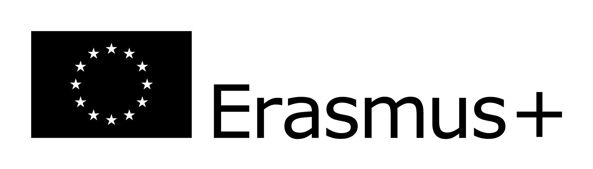Black and Black Logo - Promotion and dissemination | Erasmus+