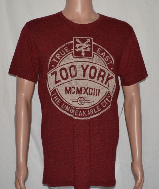 Red Zoo York Logo - Zoo York Shirt Unbreakable City Red T Mens Medium