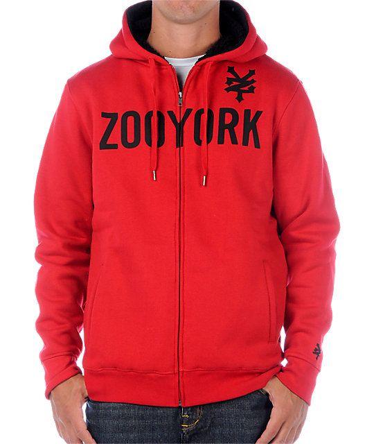 Red Zoo York Logo - Zoo York Straight Core Red Hoodie | Zumiez