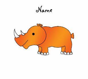 Orange Rhino Logo - Orange Rhino Gifts & Gift Ideas | Zazzle UK