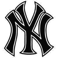 NY Yankees Logo - New York Yankees (Outline) Custom Designs, LLC