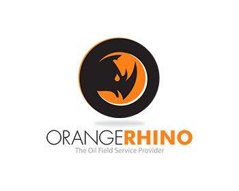 Orange Rhino Logo - Logo design entry number 62 by AdrianChambre | Orange Rhino logo contest