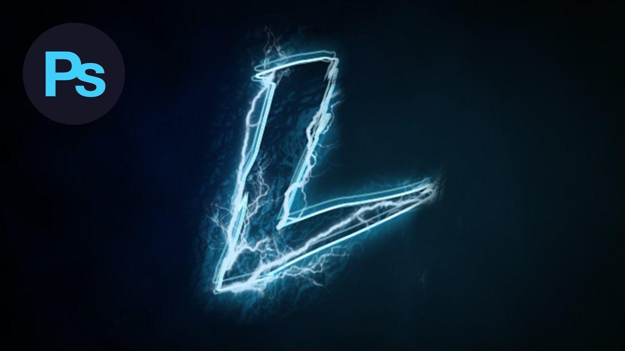Lightening Logo - Design a Lightning Text Effect Photoshop Tutorial - YouTube
