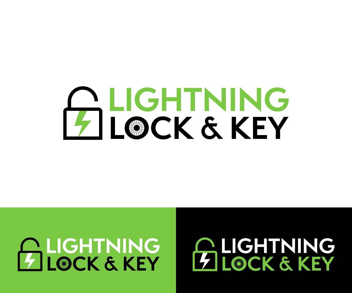CC Lightning Logo - Serious, Professional, Locksmith Logo Design for Lightning Lock ...