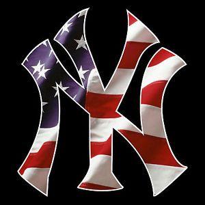 NY Yankees Logo - 2.5 5 10 15 20 NY Yankees AMERICAN Flag Car Window Wall Decal