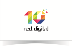 Red Digital Logo - Modern, Elegant, Information Technology Logo Design for 10Red
