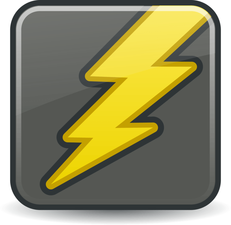 CC Lightning Logo - AC adapter Computer Icons Electricity Lightning Electric battery ...