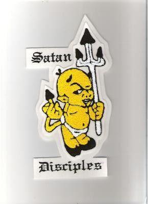 Satan Disciples Logo - Chicago Gang Satan Disciples patch