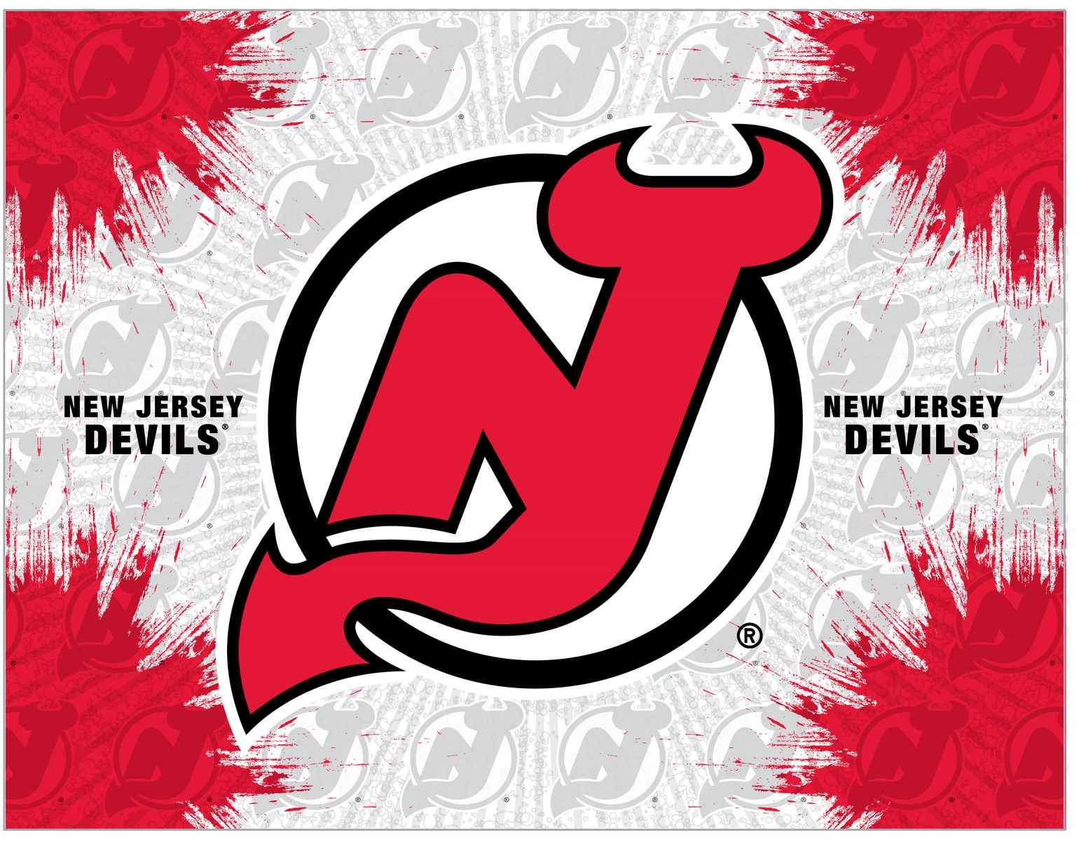 Devils Logo - New Jersey Devils Canvas - Devils Logo