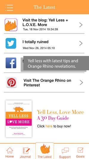 Orange Rhino Logo - Orange Rhino Challenge on the App Store