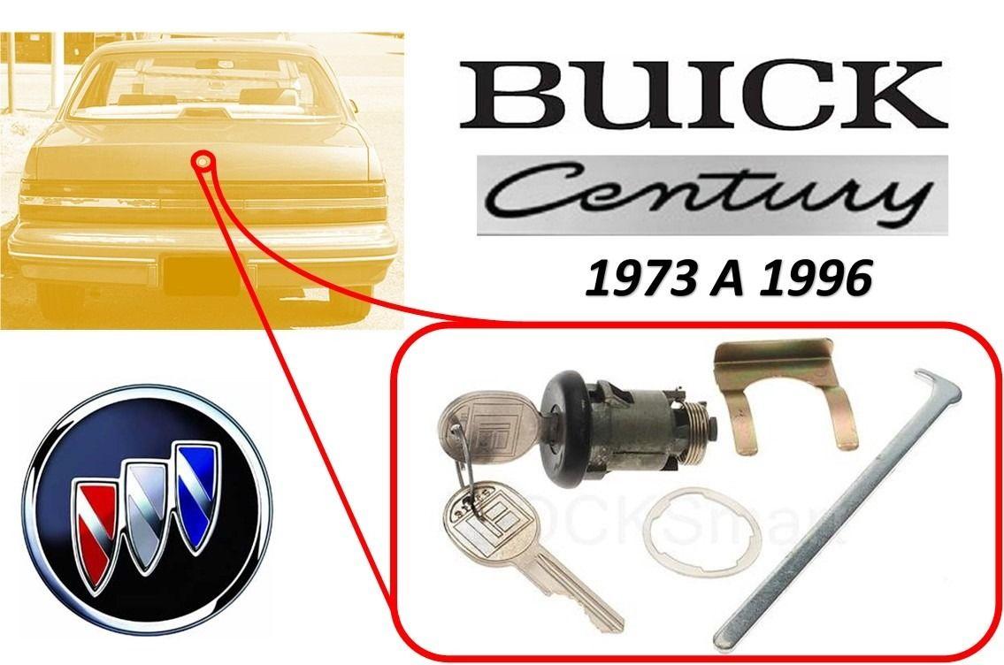 Buick Century Logo - 73 96 Buick Century Chapa Cajuela Con Llaves Color Negro $ 318.00