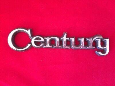 Buick Century Logo - BUICK CENTURY VINTAGE Script OEM Emblem Logo Badge (8353K) - $3.25