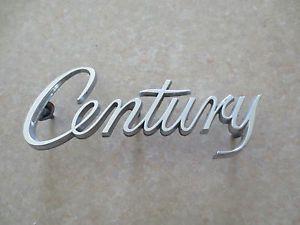 Buick Century Logo - Original 1975 1976 1977 BUICK CENTURY car emblem / badge