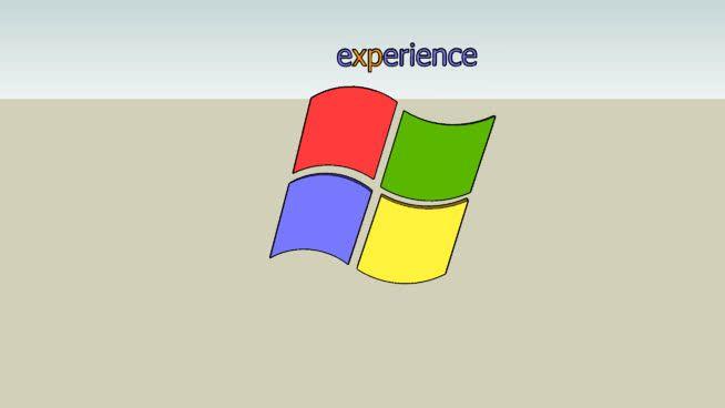 Windows XP Logo - Microsoft Windows XP Logo | 3D Warehouse