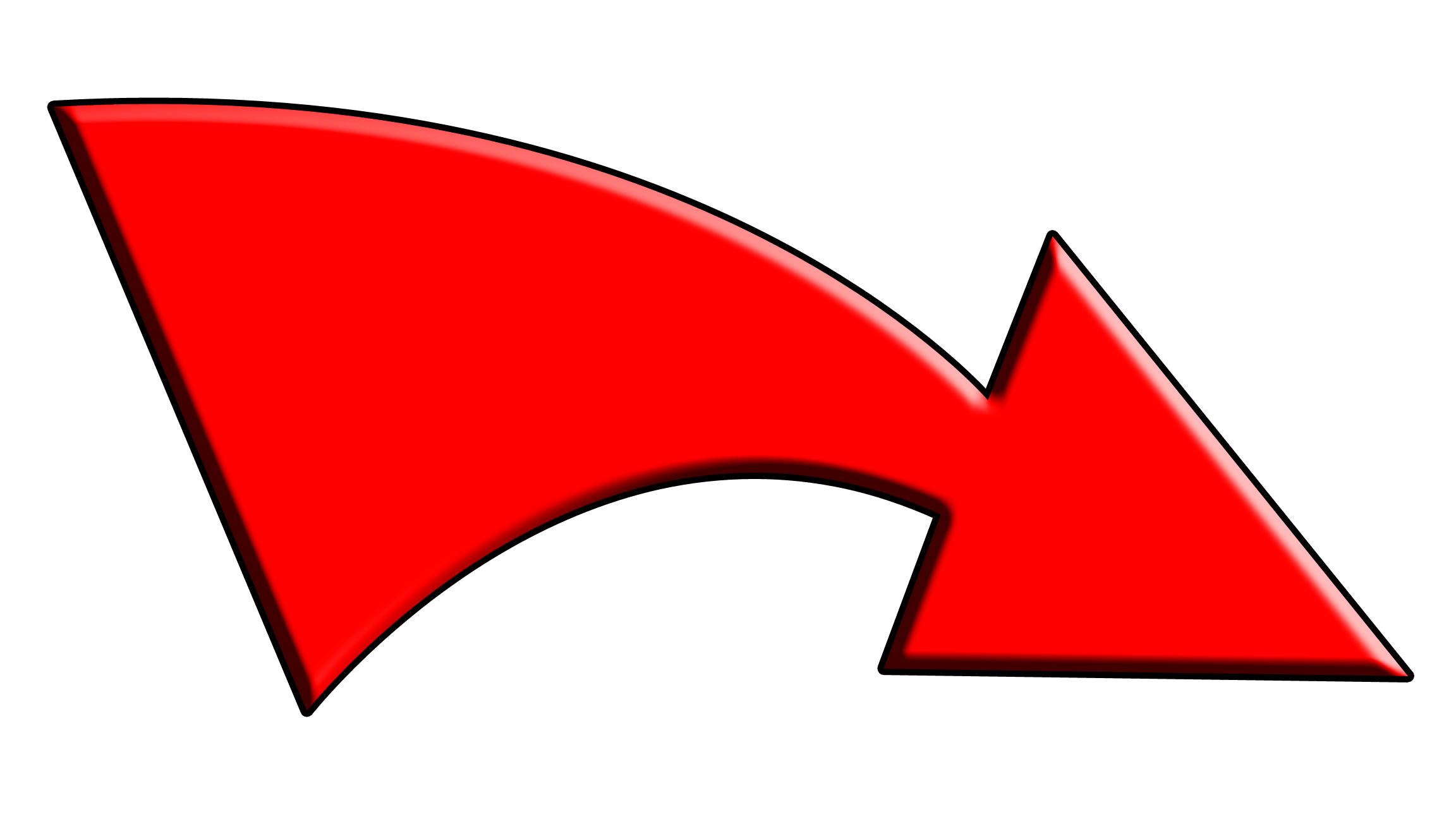 White with Red Arrow Logo - Red arrow image