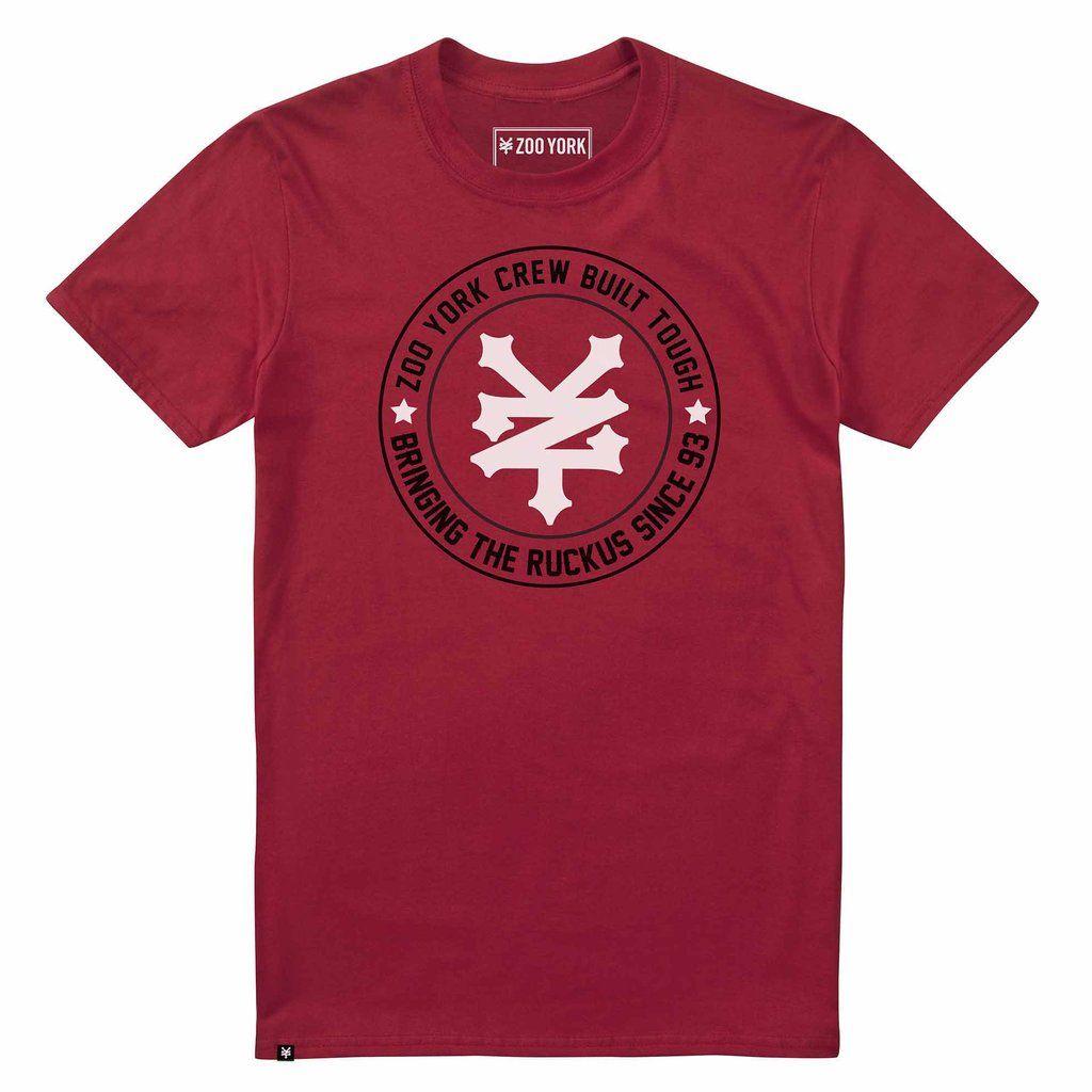 Red Zoo York Logo - Zoo York Mens - Ruckus - T-Shirt - Cardinal Red – Mega T-Shirt Store