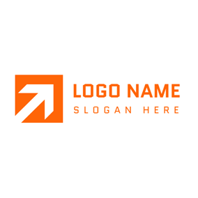 Orange and White Arrow Logo - Free Arrow Logo Designs | DesignEvo Logo Maker