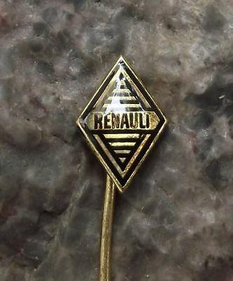 French Diamond Car Logo - ANTIQUE 1960S RENAULT French Car Maker Diamond Logo Advertising