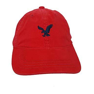 Small American Eagle Logo - American Eagle Outfitters Red with Small Eagle Logo Adult Snapback
