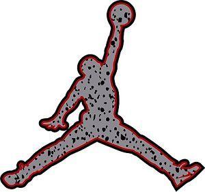 Air Jordan Logo - Jumpman Nike Swoosh Color Vinyl Decal Sticker Michael Jordan Air ...