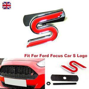 Automotive Product Logo - Auto Car Metal S BADGE LOGO Grill Badge Fit For Fiesta Focus S With
