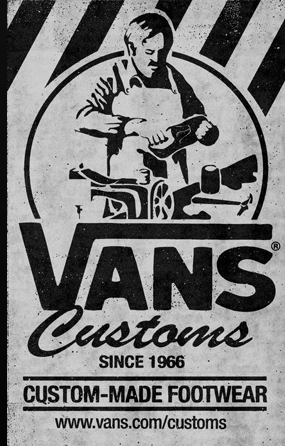 1966 Vans Logo - Vans poster | Posters | Vans, Custom vans shoes, Custom shoes
