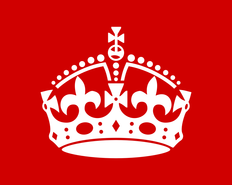 Red White Crown Logo - Clipart