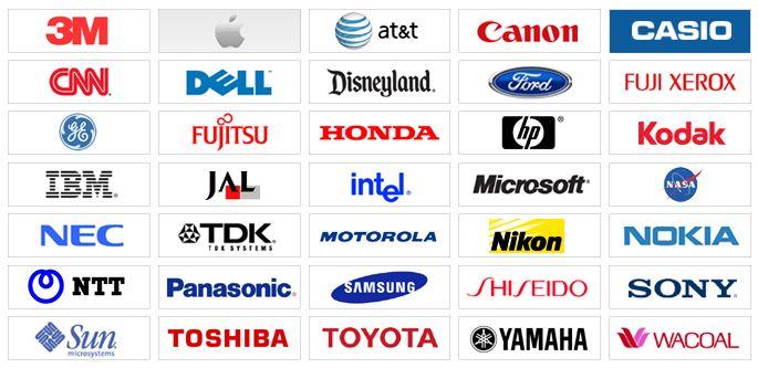 Electronic Company Logo - Japanese electronics Logos