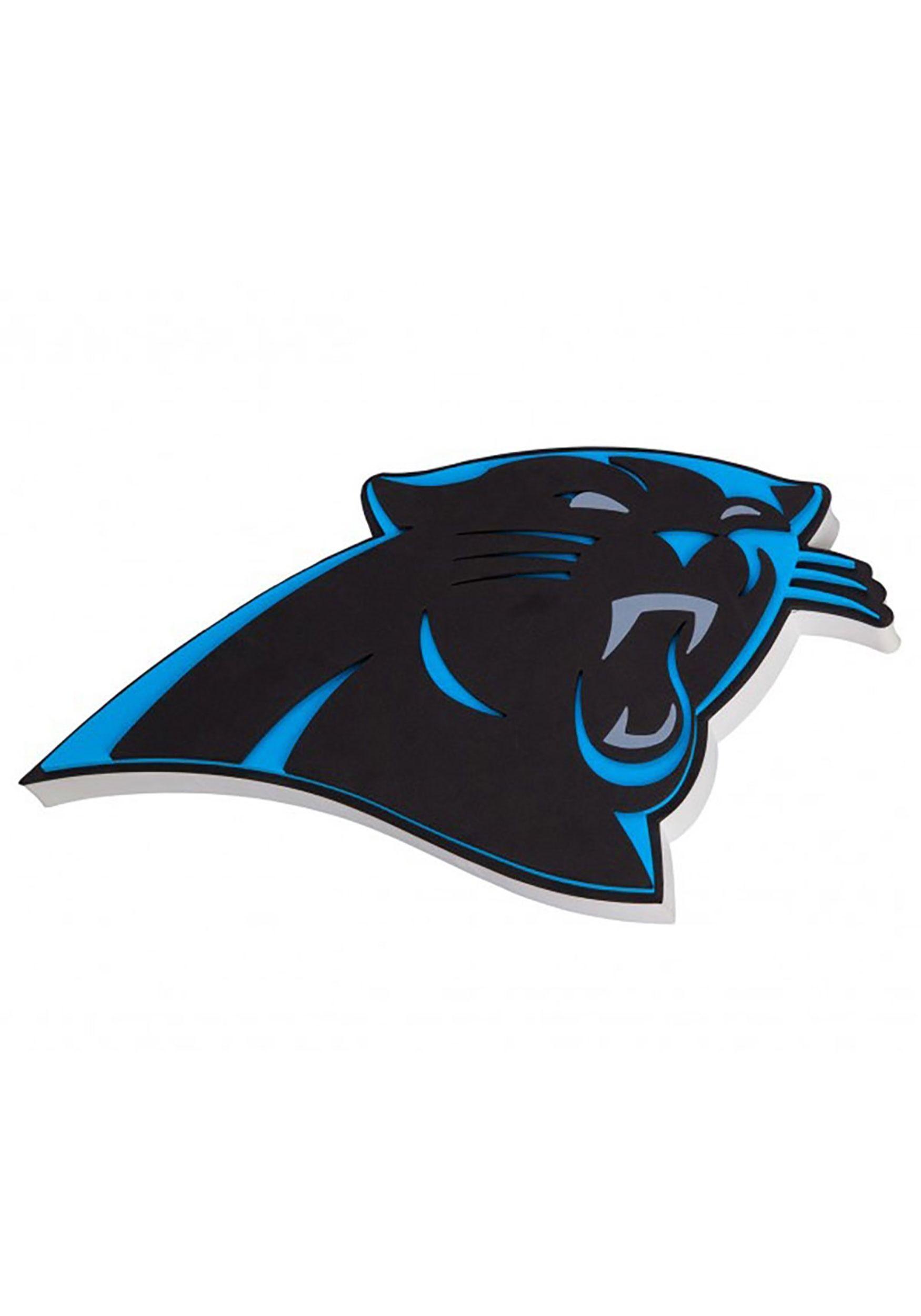 NFL Panthers Logo - Carolina Panthers NFL Logo Foam Sign