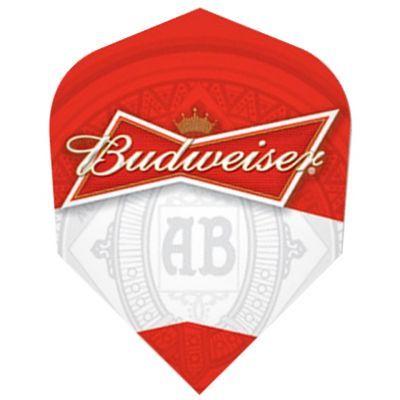 Red White Crown Logo - Budweiser Dart Flights - Shape Red & White Crown