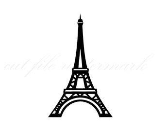 Effeil Tower Logo - Eiffel tower svg | Etsy