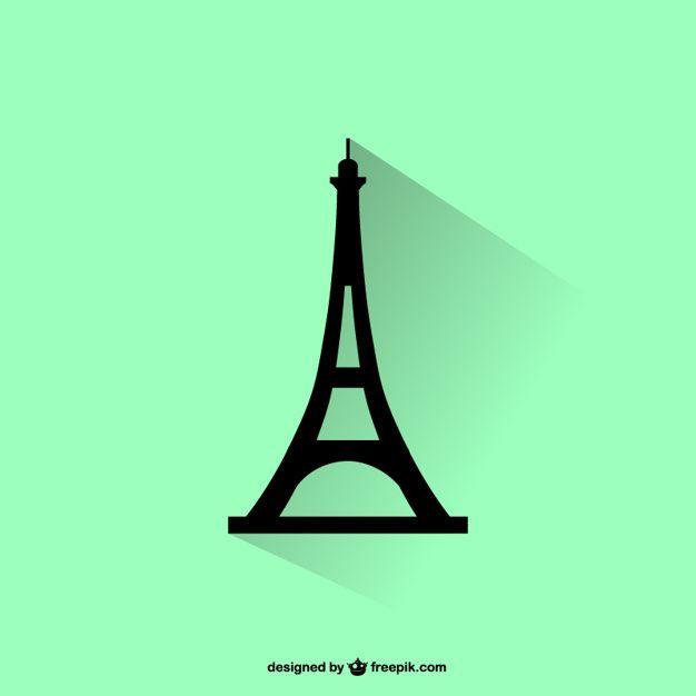 Effeil Tower Logo - Eiffel tower silhouette Vector | Free Download