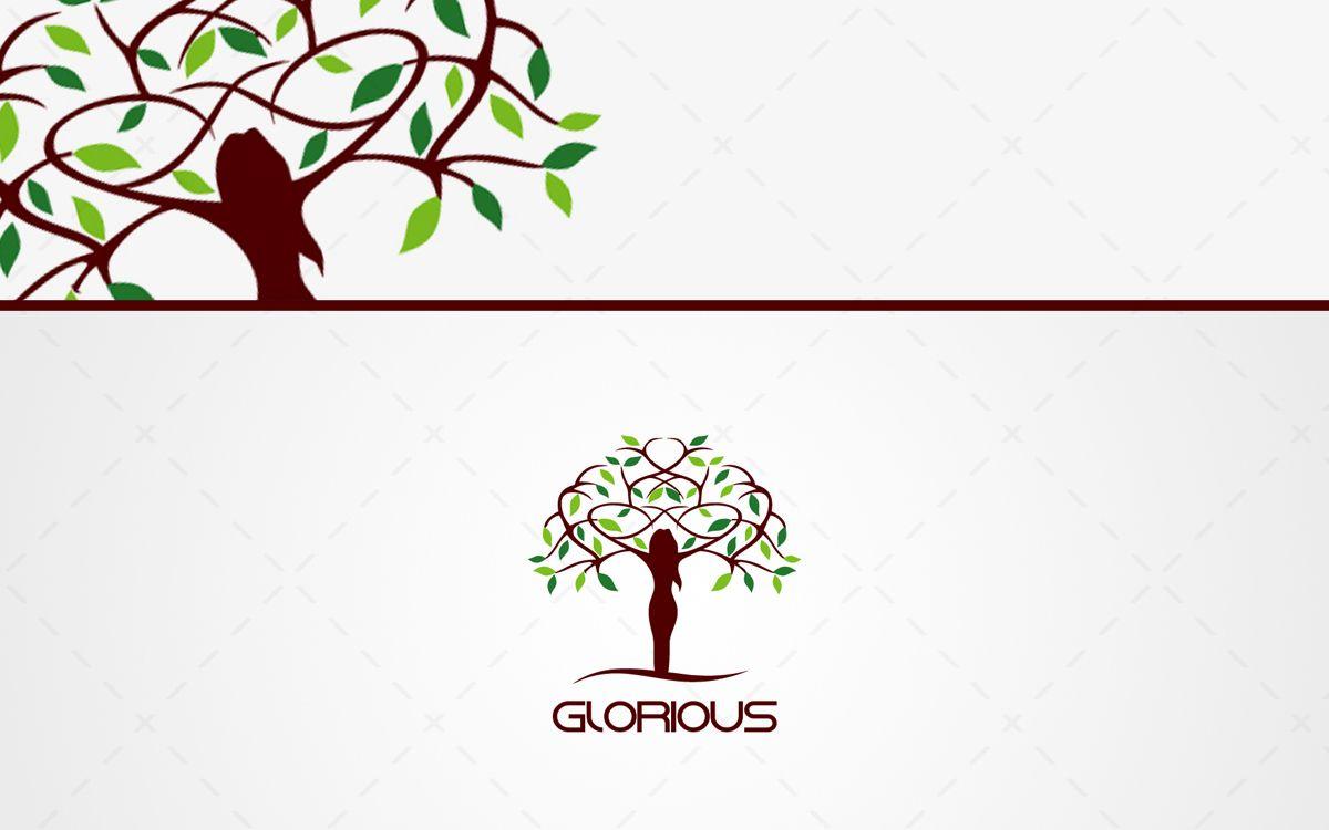 Beautiful Tree Logo - Majestic Beautiful Human Tree Logo For Sale - Lobotz