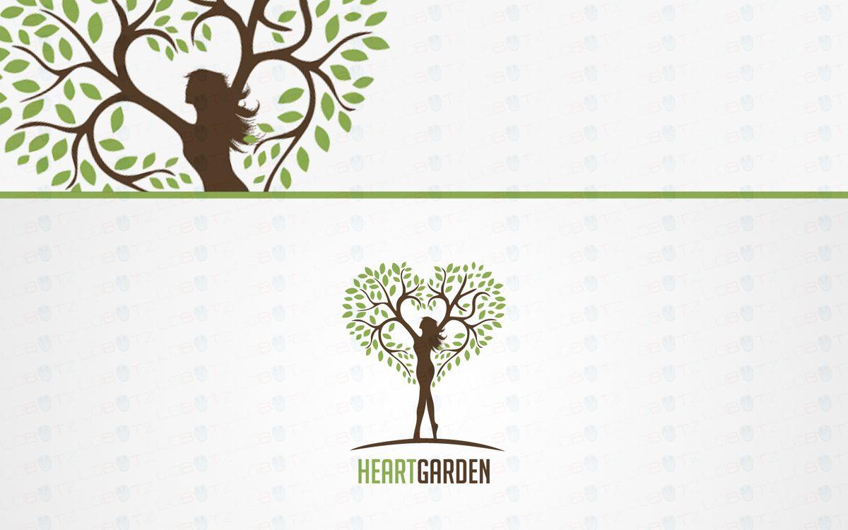 Beautiful Tree Logo - Beautiful Human Tree Logo For Sale Garden Logo - Lobotz