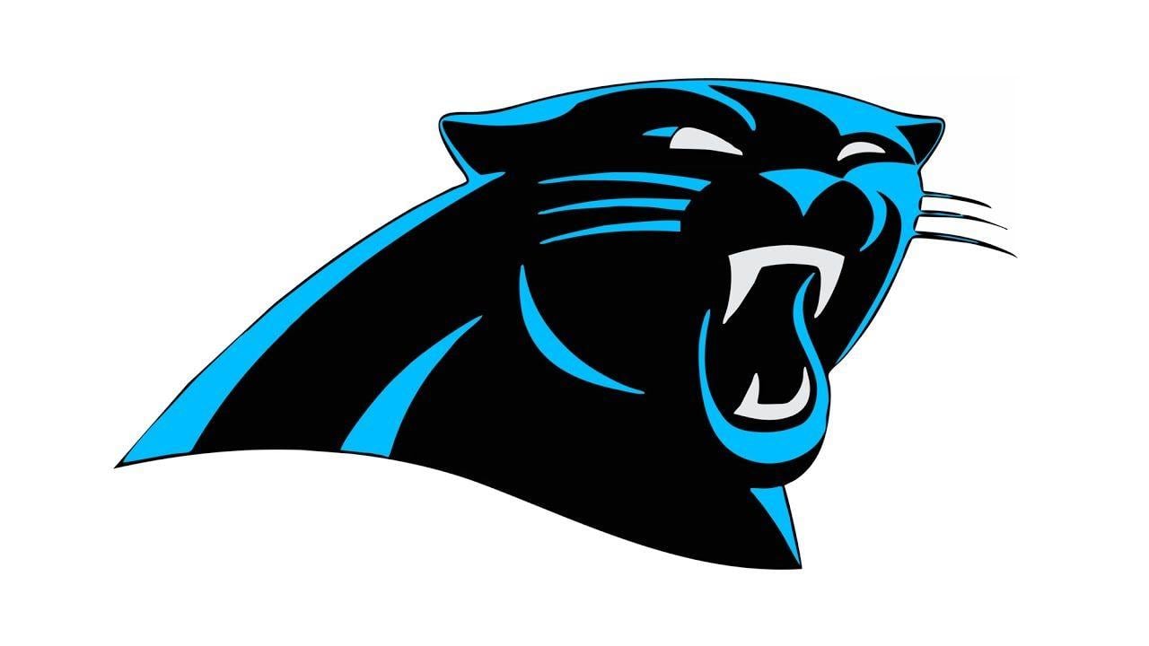 Cute Panther Logo - How to Draw the Carolina Panthers Logo (NFL) - YouTube