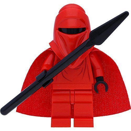 Red and Black Spear Logo - Lego Star Wars Imperial Royal Guard Minifigure With Black Spear