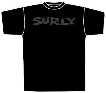 Amazon Small Logo - Surly Logo T-Shirt - Black - Small: Amazon.co.uk: Sports & Outdoors