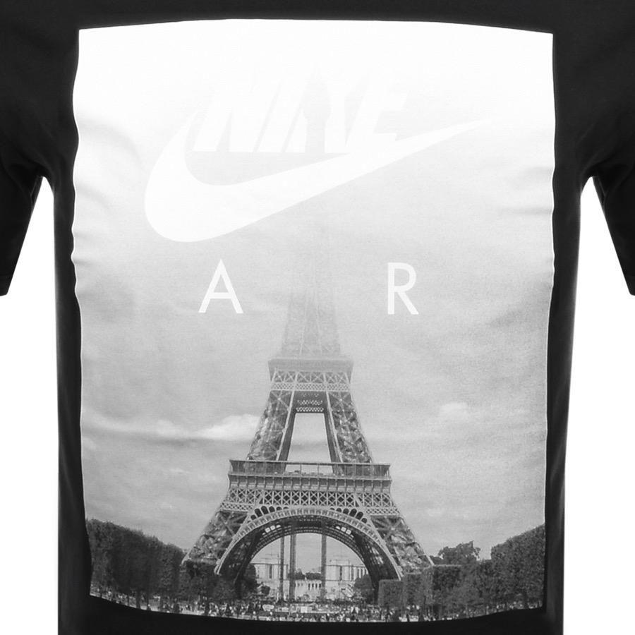 Effeil Tower Logo - Nike Air 2 Eiffel Tower Logo T Shirt Black in Black for Men - Lyst