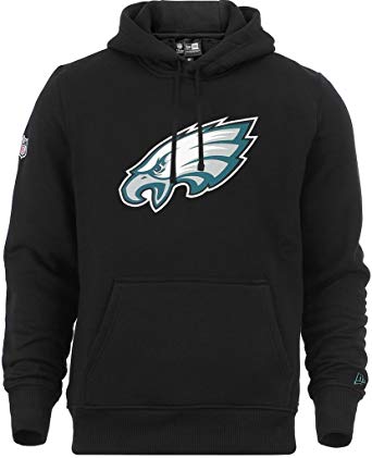 Amazon Small Logo - New Era black NFL Philadelphia Eagles team logo hoodie: Amazon.co.uk ...