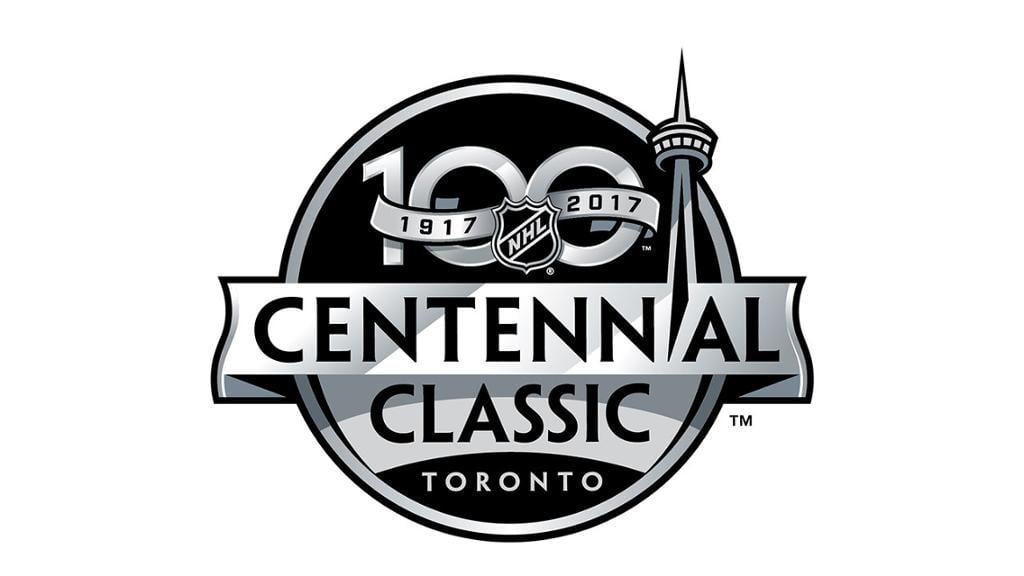 Red Maple Leaf Hockey Logo - NHL Centennial Classic Alumni Game sale set