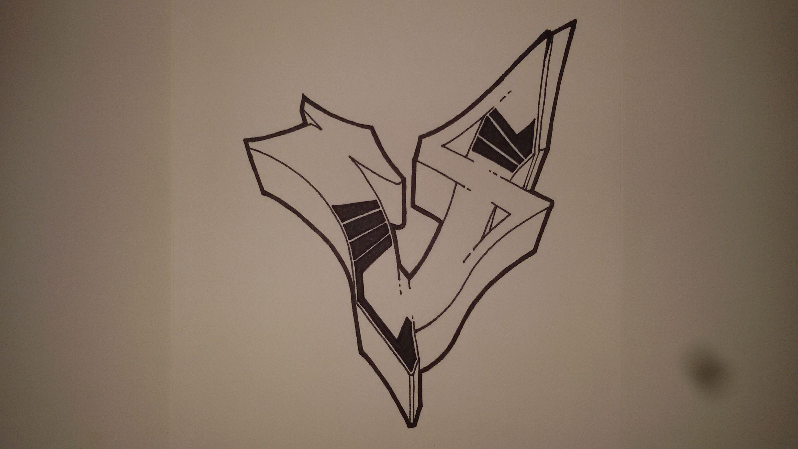 Graffiti Letter V Logo - Graffiti Alphabet #22 - Letter ''V'' — Steemit