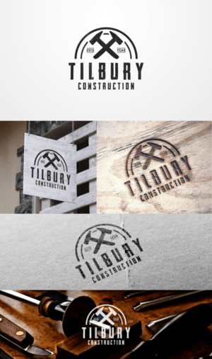 Rustic Construction Logo - Professional Logo Designs. Business Logo Design Project for a