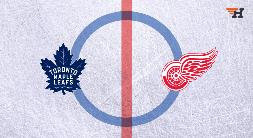 Red Maple Leaf Hockey Logo - Maple Leafs Vs Red Wings Preview: Betting Odds, Predictions, TV