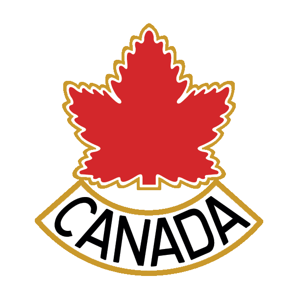 Red Maple Leaf Hockey Logo - Canada Alternate Logo Ice Hockey Federation IIHF