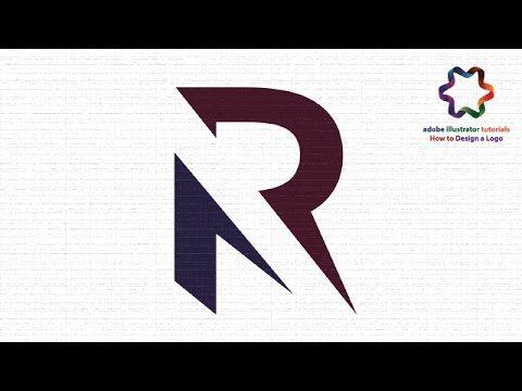 Letter R Logo - Adobe illustrator CS6 to Custom Letter R Logo Design